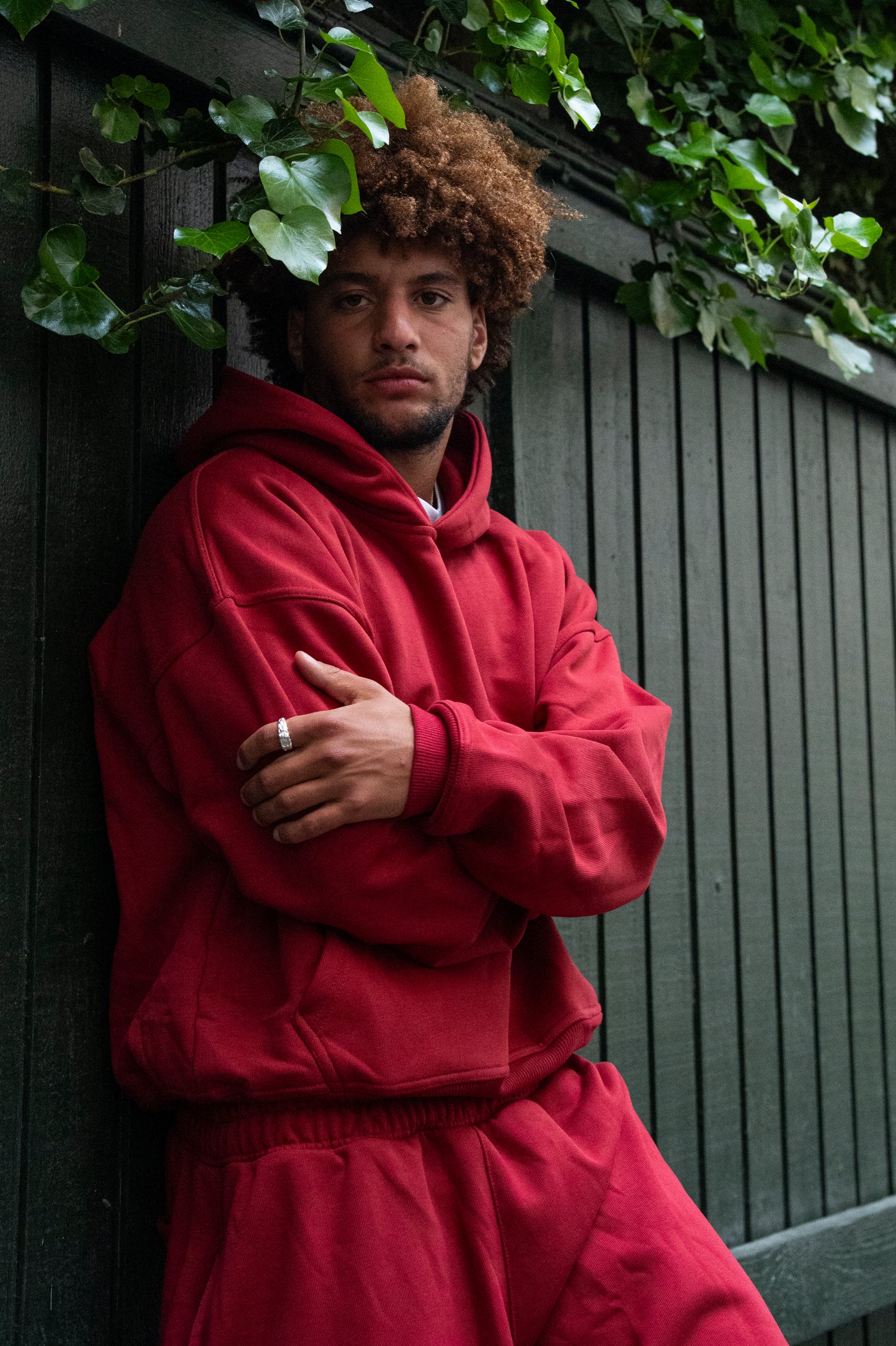 Red Script Hoodie