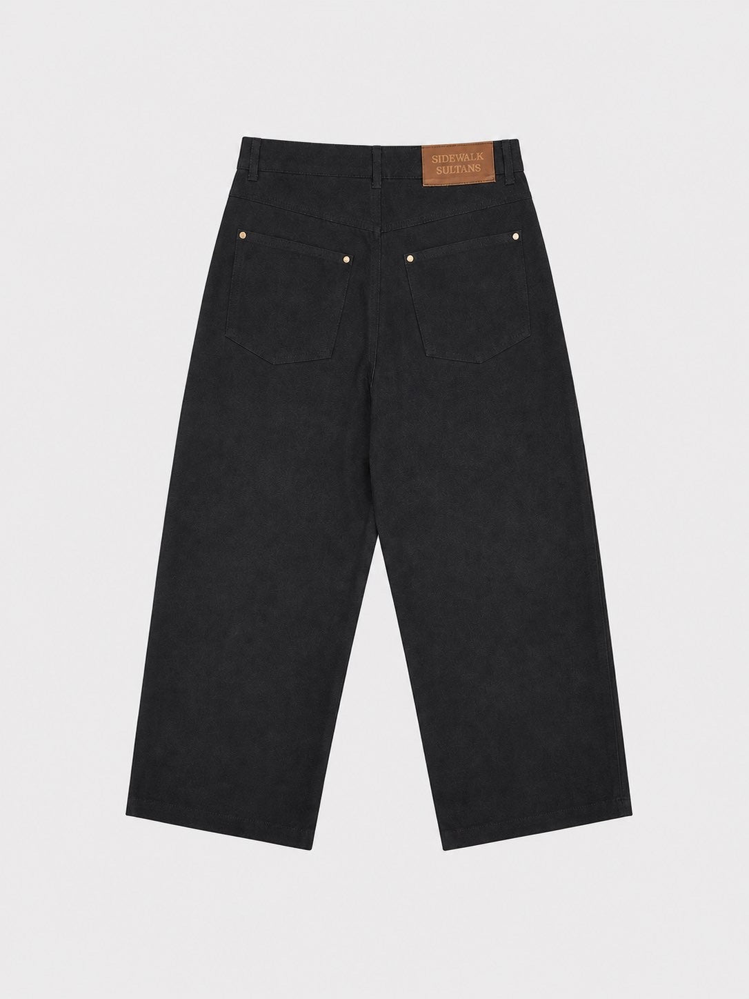 Jet Black Selvedge Denim 15Oz