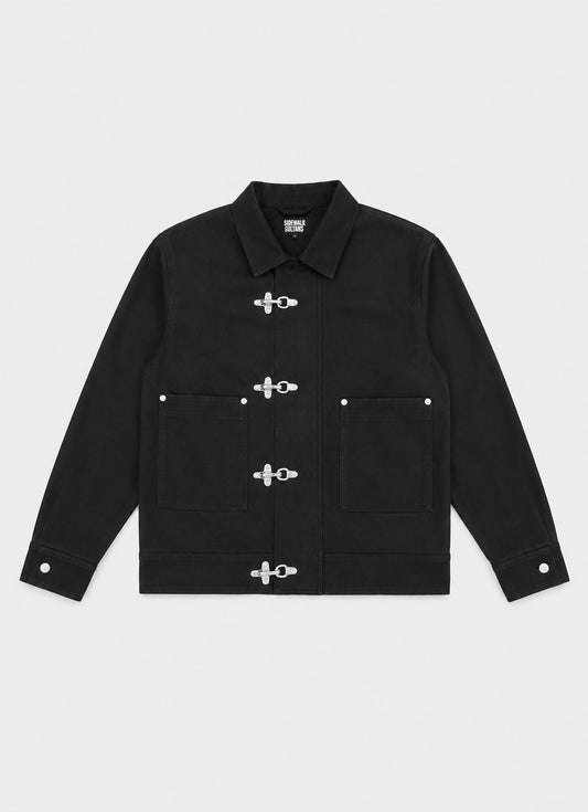 Jet Black Selvedge Denim Jacket 15Oz